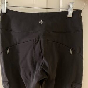 Athleta (2 pr.) Highlands Hybrid High Rise Cargo Leggings Sz. 2P